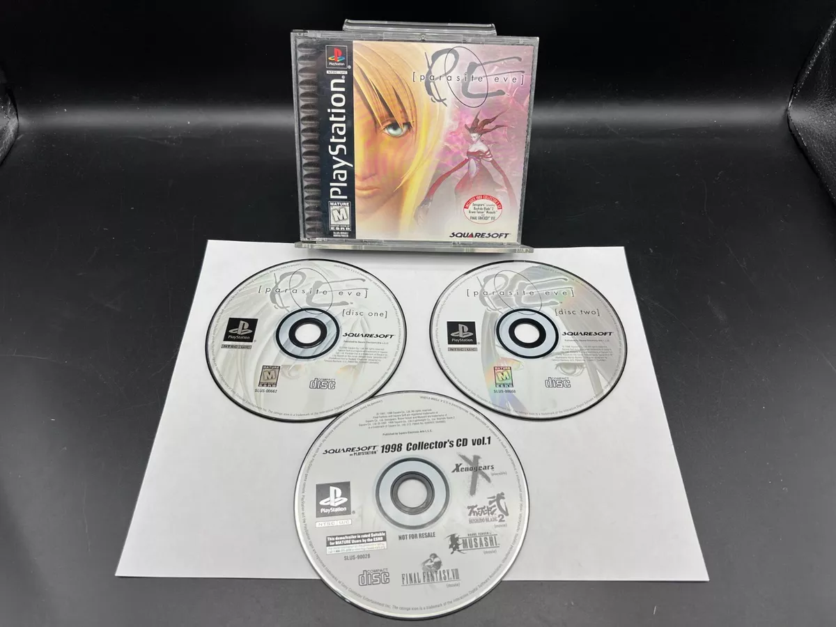 Parasite Eve (Sony PlayStation 1, 1998) PS1 Discs And Case No