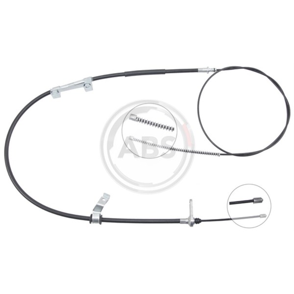 A.B.S. Handbremsseil Bremsseil Rechts Passend FüR KIA Carnival II GQ K19398-image