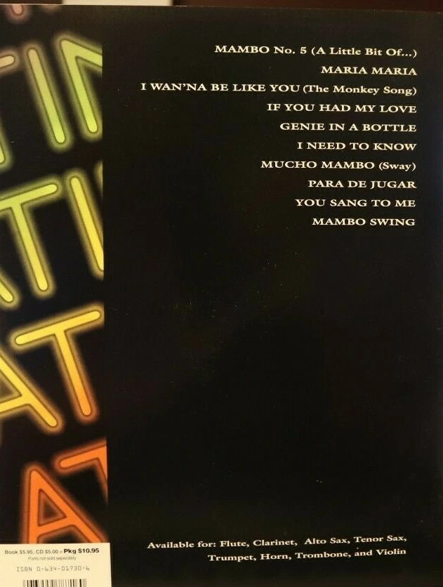 Trombone & CD Mambo No 5 Maria Maria & Other Latin Hits New Out of Print - Image 2 of 4