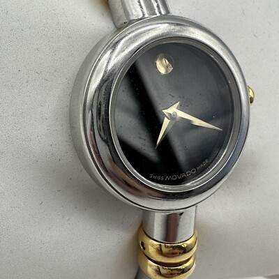 Movado Ladies Bareleto Gold Tone Bangle Bracelet Watch  display picture 3