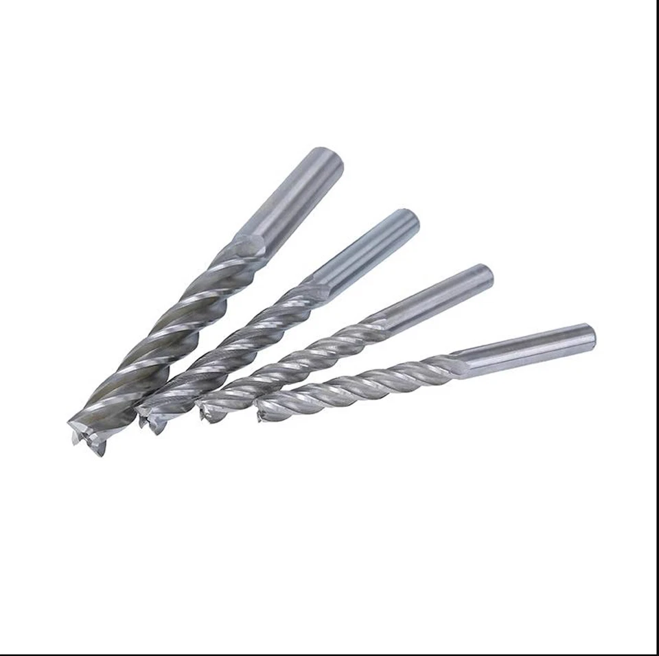 Extra Long 2mm - 32mm 4 Flute HSS & Aluminium End Mill Cutter CNC Bit - Image 3 of 4