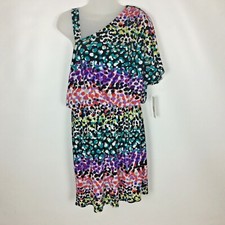 Laundry by Design Dress Sz.SP  Unique Design Multi Color New Polyester