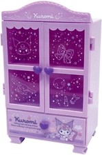 Sanrio Character Kuromi Mini Closet Chest Storage Box Accessory Case New JP