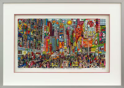James Rizzi 3D ''Times Square - Everyone Should Go There'' 10/350