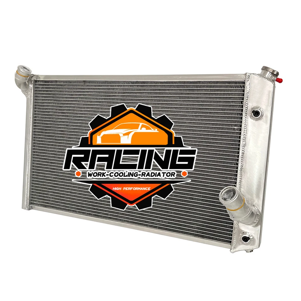 ALL Aluminum Cooling Radiator For 1973-1976 74 Chevrolet Corvette V8 Engine 1975 - Image 2 of 4