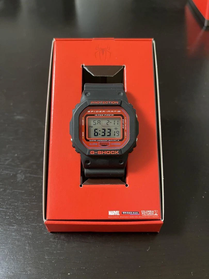 Casio G-shock Spiderman Collaboration (3484