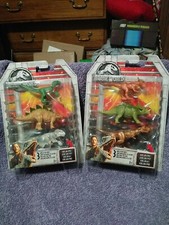 Jurassic World MINI ACTION DINOS 2 3 PACKS T-rex Indominus Rex Raptor Triceratop