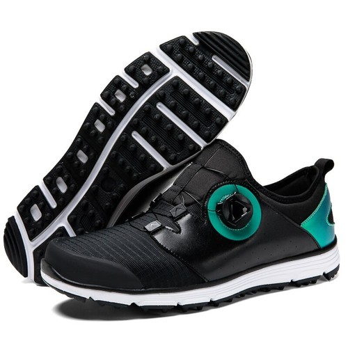 Herren Wasserdicht Golfschuhe Spikeless Turnschuhe Atmungsaktiv Golf Sportschuhe  - Bild 10 von 13