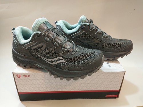 Saucony Versafoam Excursion TR13 Womens Sz 6.5 Running Tennis Shoes Gray Blue - Picture 9 of 17