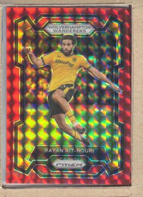 Rayan Ait-Nouri 204 2023-24 Prizm Premier League Red Mosaic Prizm