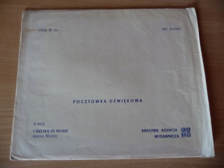 Flexi Marion Rung - I Believe In Music (1974) - Bild 3 von 3