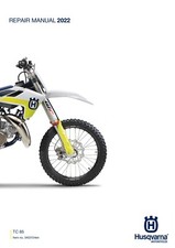Husqvarna Service Workshop Shop Repair Manual Book 2022 TC 85.