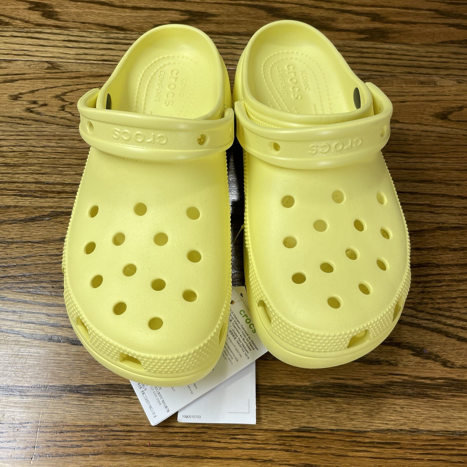 Crocs Women's Size 5 Classic Bae Platform Clog Sunshine Yellow NEW | eBay