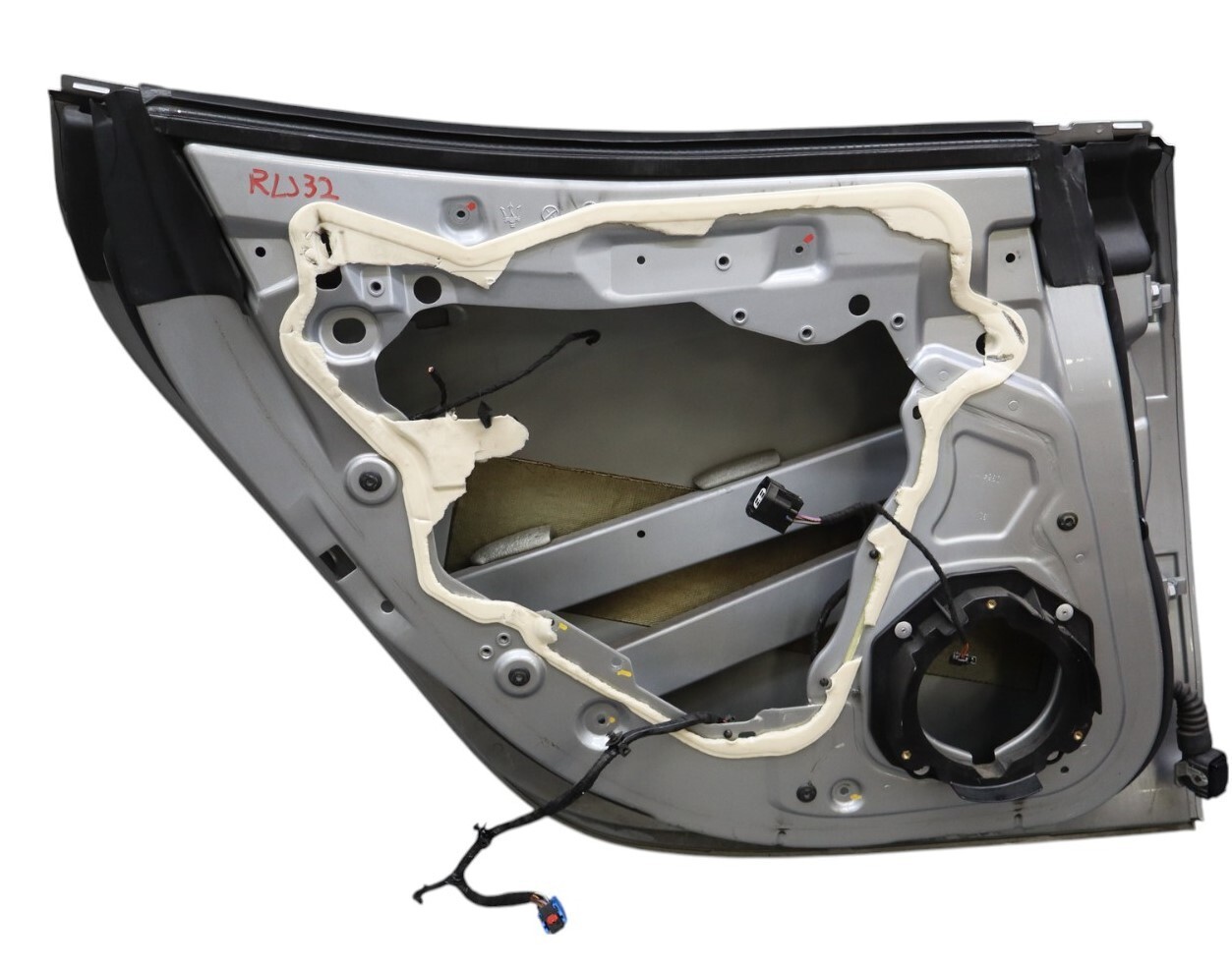 14-20 Maserati Ghibli Rear Left Driver Side Door Shell Panel Silver Oem