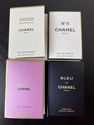 Chanel Perfume Collection For Women Vials Spray 4Pc Set!  Great GIFT!