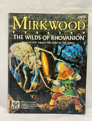 I.C.E. Mirkwood the Wilds of Rhovanion   #4010 1988 MERP   With Maps 1st Edition