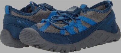 New Merrell Kids Hydro Lagoon Sneaker Sport Sandal Blue/Gray, Big Kids Size 6 M