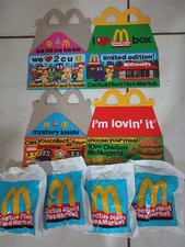 NEW 2022 McDonald's Cactus Plant Flea Market Set of 4 Adult Happy Meal toys.
