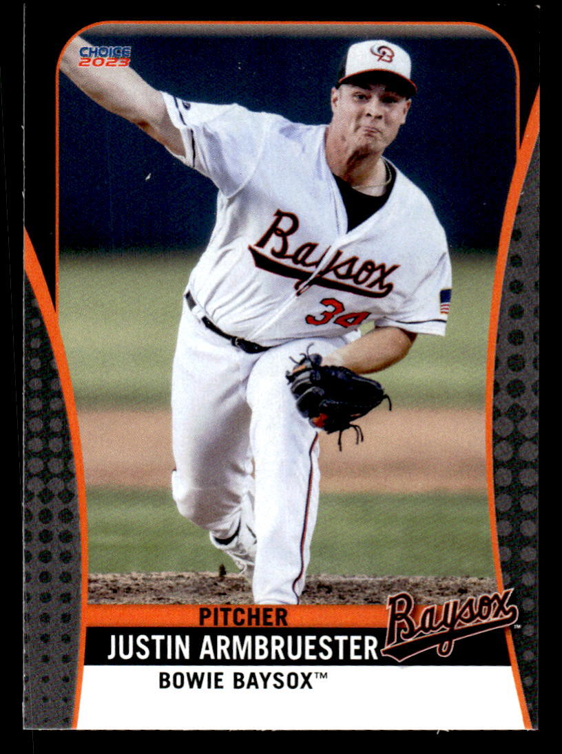 Justin Armbruester 2023 Choice Bowie Baysox #01 Bowie Baysox