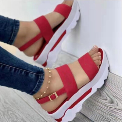 Sandalias Zapatillas Verano 2017 Mujer Sandalias De Cuña Para