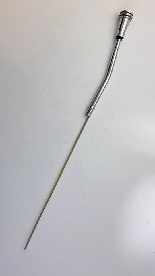 1965-1979 SMALL BLOCK CHEVY 327 350 BILLET ALUMINUM OIL DIPSTICK & TUBE #42555 - Image 3 of 4