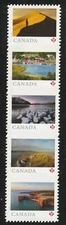 Canada #3225i, From Far and Wide, Strip of 5, Die Cut from Booklet, MNH 2020