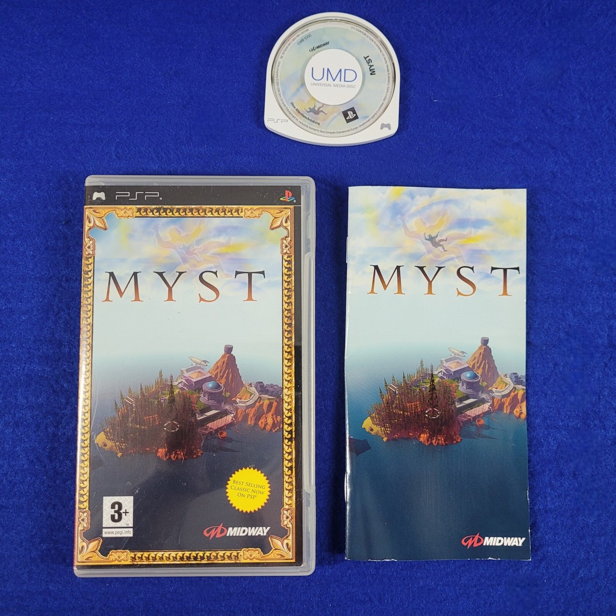 psp MYST Game Playstation (Works On US Consoles) REGION FREE PAL