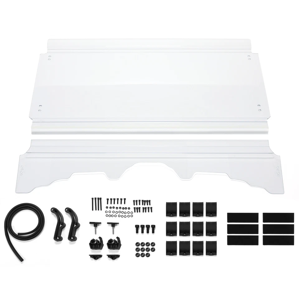 Folding Clear Windshield For MASSIMO MSU 2015+ Bighorn Coleman Outfitter 500/700 - Image 3 of 4