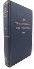 German Immigration into Pennsylvania 1700-177...
