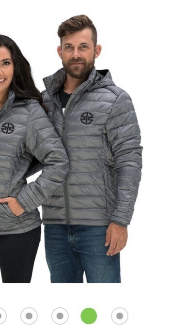 Kawasaki KRX Ninja Mens Puffer Jacket KX Vulcan Removable