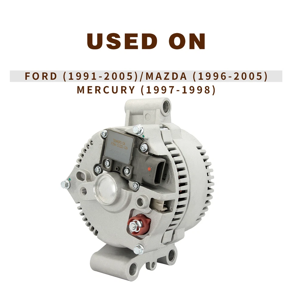 Alternator For Mazda B2300 B2500 B3000 B4000 1996-2005 Ford E-150 E-250 1997-03 - Изображение 2 из 4