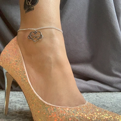 Polyamory Hotwife Anklet Hot Wife Cuckold swinger Lifestyle Infinity heart LGBTQ