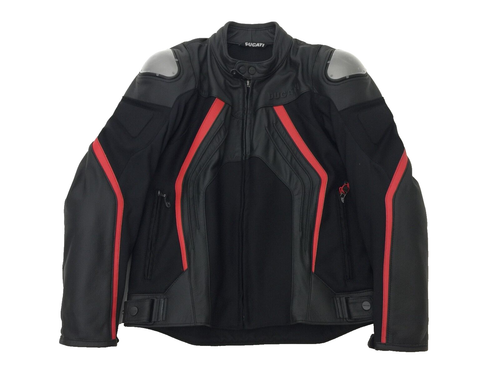 Ducati Dainese Fighter C1 Men's Leather Jacket Size 50 CD 981070750 New