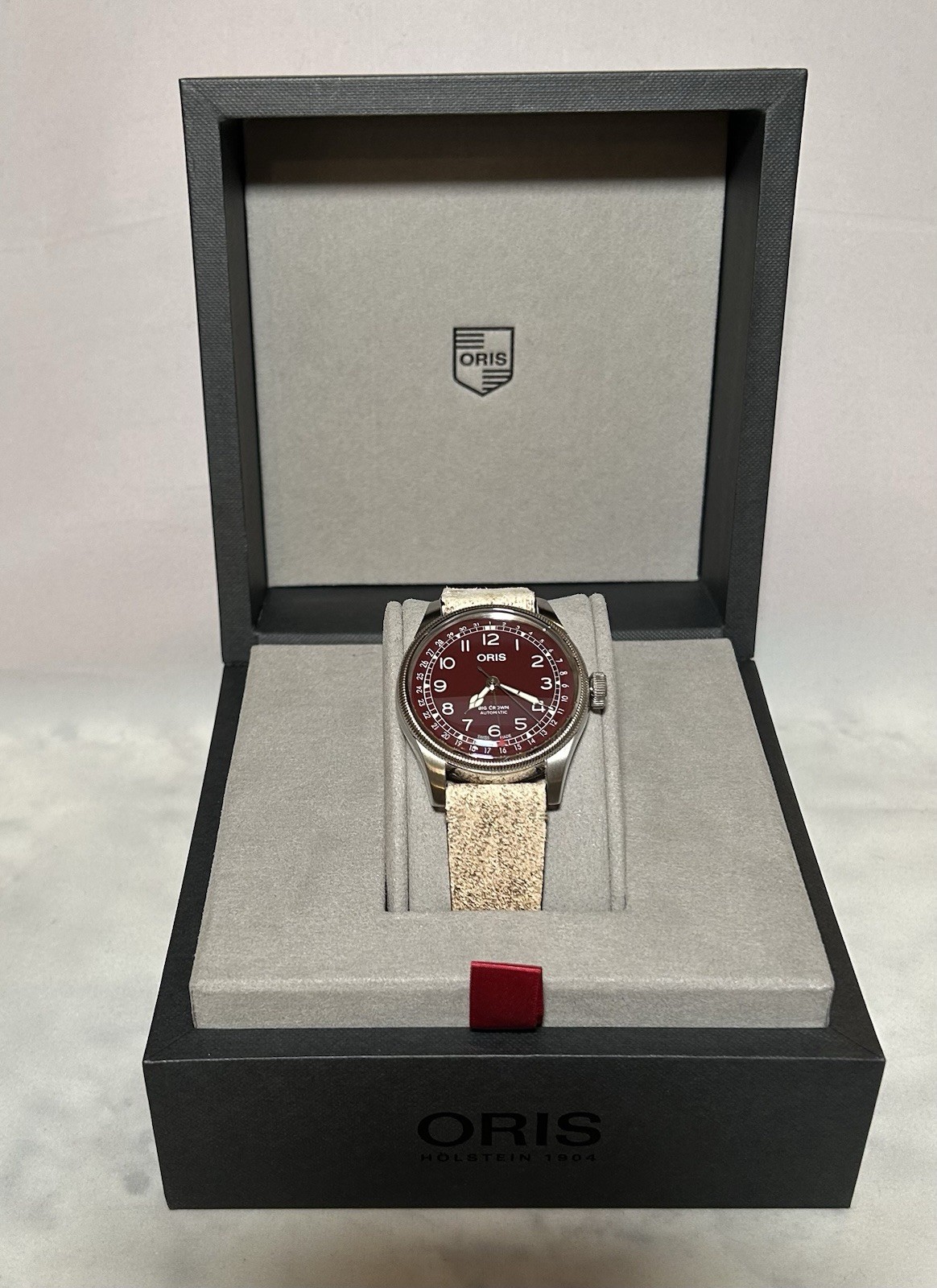 Oris Big Crown Pointer- Burgandy Dial - Automatic… - image 2