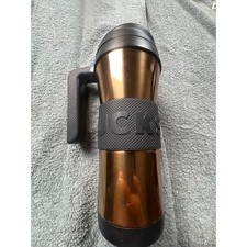 Tazza da viaggio Starbucks rame metallizzato acciaio inox con manico e impugnatura nera