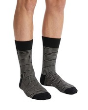 Missoni Black Mens Melange Stripe Crew Socks-