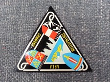 1950s Luggage Hotel Tag Label Garmisch Berchtesgaden Southeastern Area Command