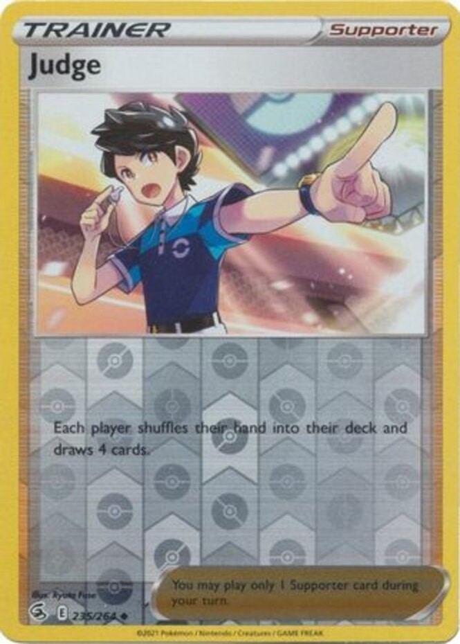 Judge - 235/264 - Uncommon - Reverse Holo - Lightly Played