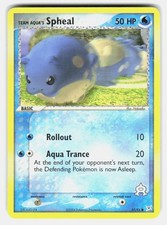 Pokemon TCG Team Aqua's Spheal Team Magma vs Team Aqua 57/95 Common NM