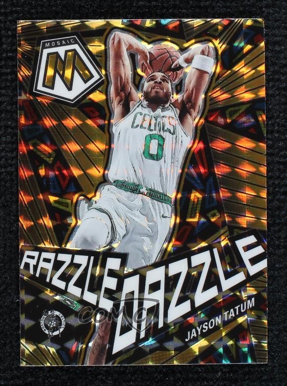 2022-23 Panini Mosaic Razzle Dazzle Jayson Tatum #14