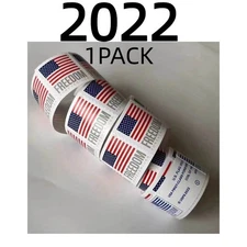 New 1 rolls of 100 USPS 2022 - Postage Free Ship!!-100 PCS- -*