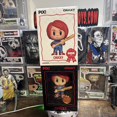 THRILLJOY PIX! Chucky mit Baseballschläger Held limitiert 6666 Stck. UK VERKÄUFER 
