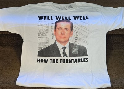 Ripple Junction The Office How The Turntables T-Shirt Unisex Small 