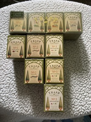 LOT OF 10 NEW Trapp Private Gardens 2 oz Scented Votive Candles Must See New