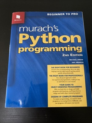 Murach's Python Programming by Joel Murach and Michael Urban (2021, Trade...