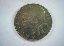 Austria 1977 10 Schilling Austria 10 Schilling (Republic eagle / composer portra