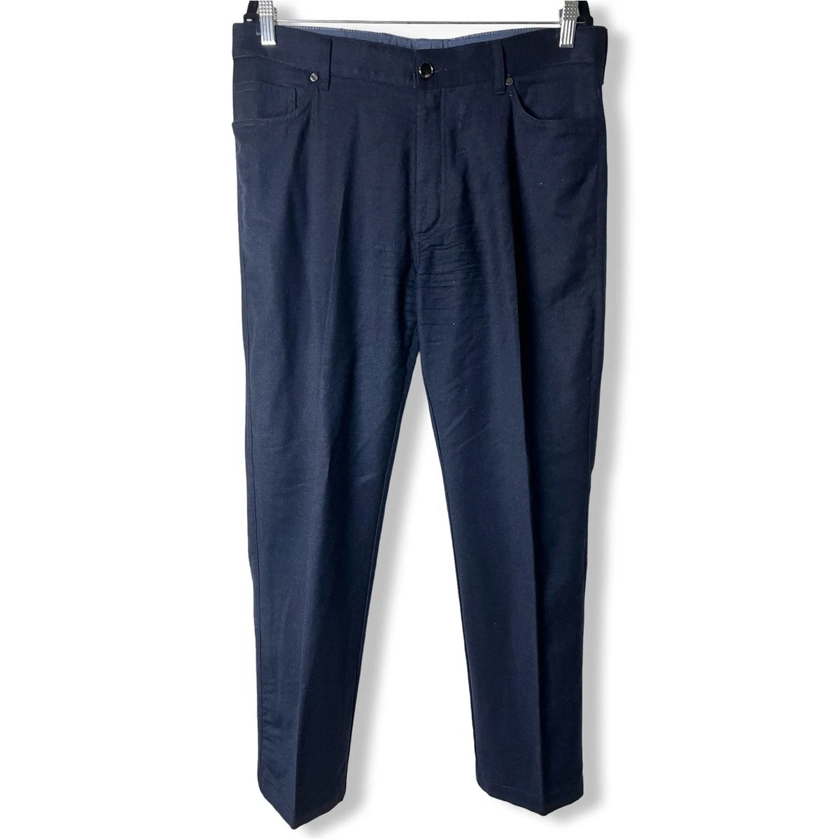 Ermenegildo Zegna イタリア製 ワイドデニムスラックス 濃紺 Ermenegildo Zegna Blue Regular Size Pants for Men for sale | eBay