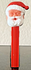 Vintage 1960s Closed Eyes Santa Pez Candy Dispenser Made in Yugoslavia No Feet