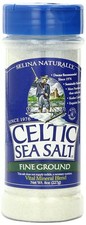 Selina Naturally Celtic Sea Salt Fine Ground Shaker 8 oz