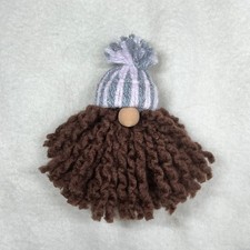 Handmade Valentine's Day Yarn Gnome Magnet Spring Home Decor Fridge Gift